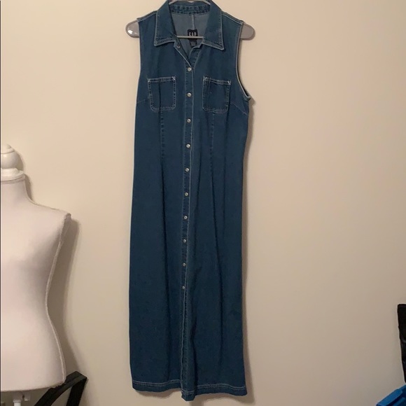 GAP Dresses & Skirts - Vintage Gap Long Buttondown Jean dress